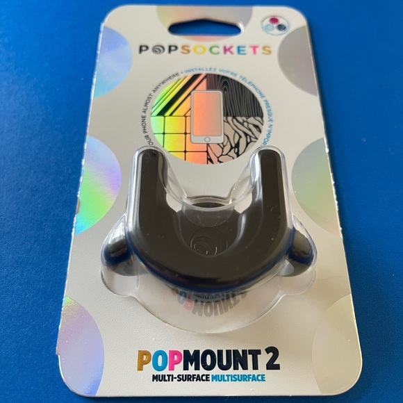 Popsocket - Black Multi-Surface PopMount 2 - Picture 2 of 8